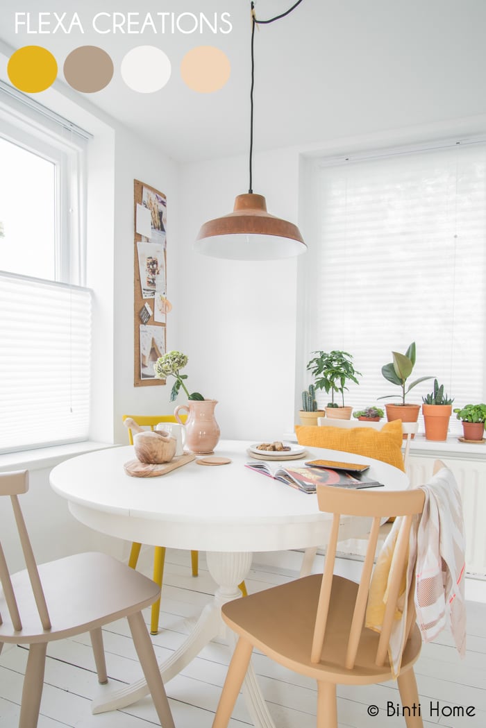 My painted chairs and table with Flexa creations – Studio Binti Home Marktplaats Keuken Recht : My painted chairs and table with Flexa creations – Studio Binti Home