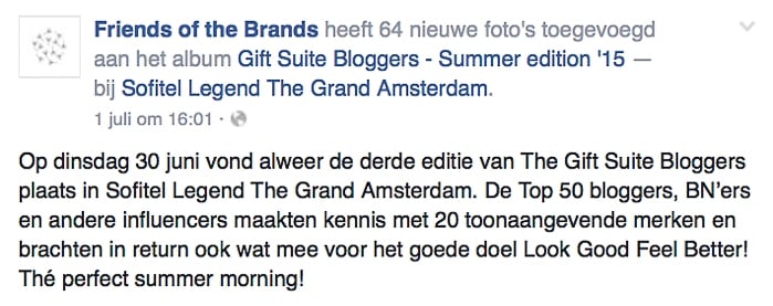 Friends of the brands Giftsuite Amsterdam Souraya Hassan Binti Home