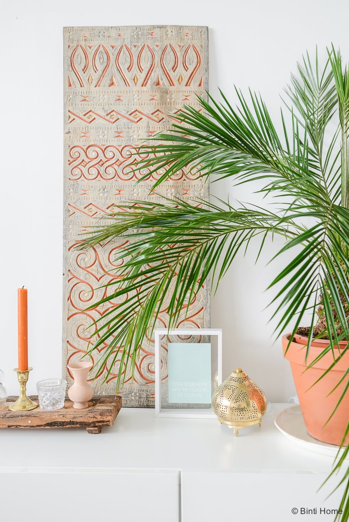 Groen in huis stylingtip palmboom Binti Home Blog ©BintiHome