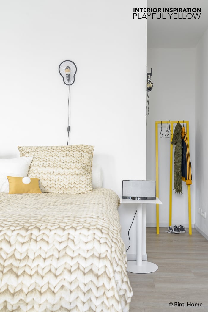 Moderne slaapkamer met design en speelse accenten