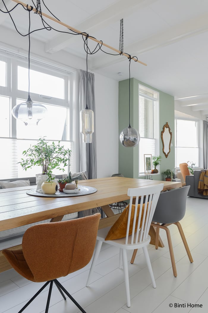 Groen styling in mijn huis het hele jaar door!