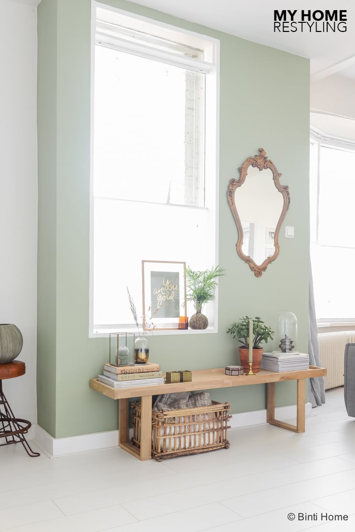 Verrassend Restyling in mijn woonkamer met de trendkleur groen • Binti Home QD-58