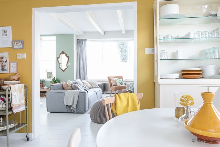Keuken inspiratie Trendkleur 2016 okergeel okergoud toepassen in het interieur ©BintiHome-4
