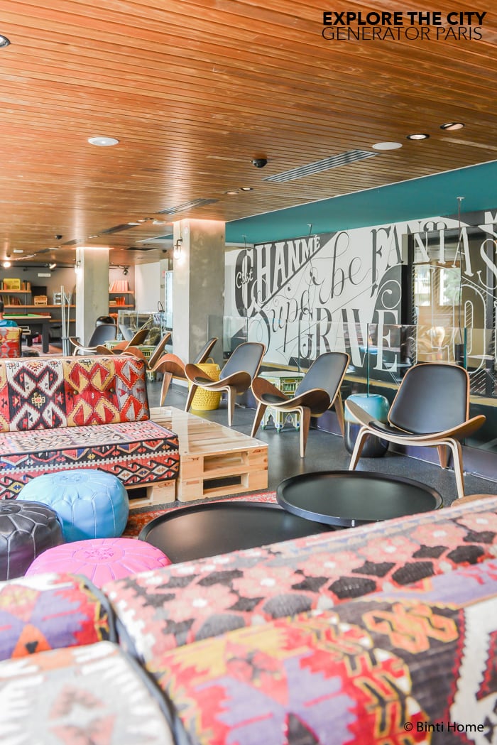 Eclectic styled Generator Hostel Paris