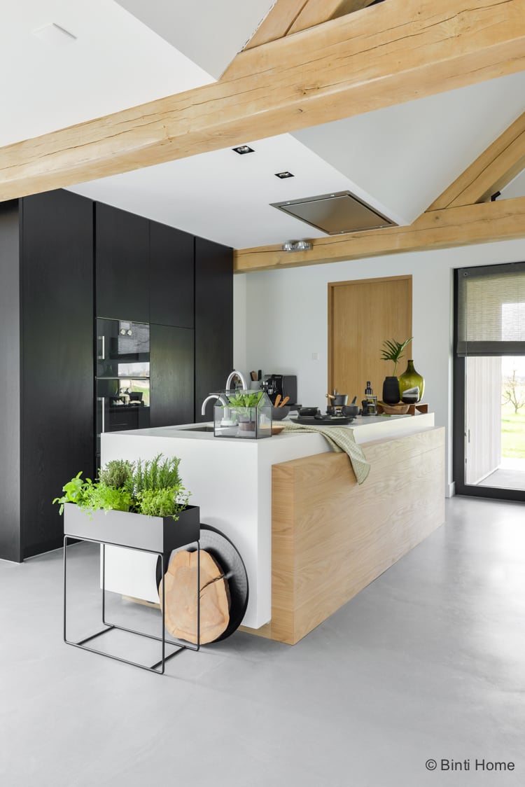 Beste Keuken inrichting : Botanisch geinspireerd met zwart, groen en hout XC-53