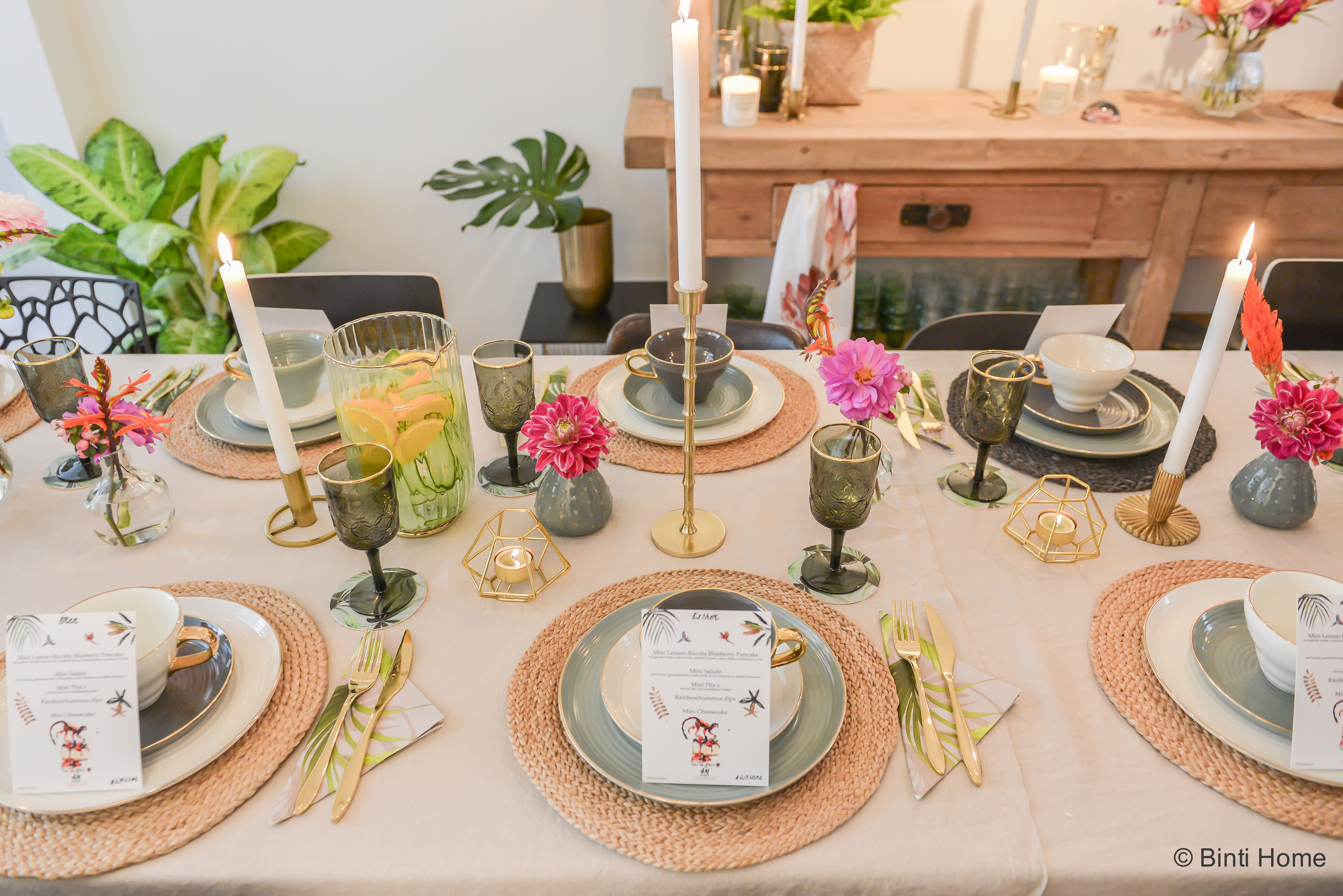 Heerlijke lunch nieuwe keukenlijn najaarscollectie van H&M Home