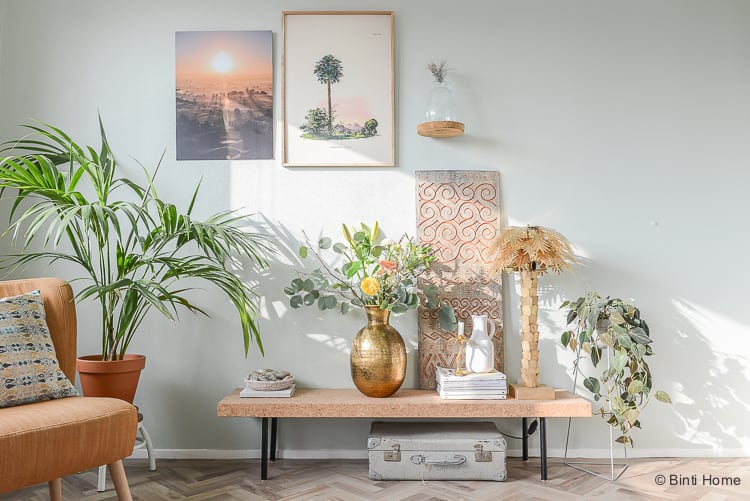 Spiksplinternieuw Woonstijl bohemian chic toepassen in de woonkamer ZP-44